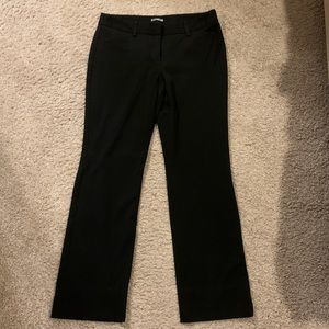Black Express Editor dress pants. Size 6R.